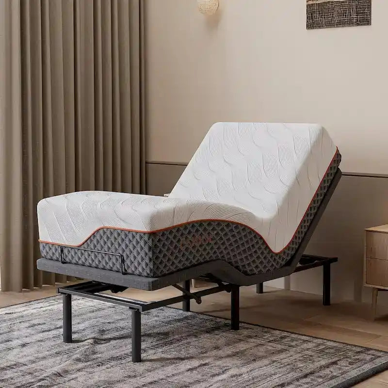 Adjustable Bed Frame with Massage