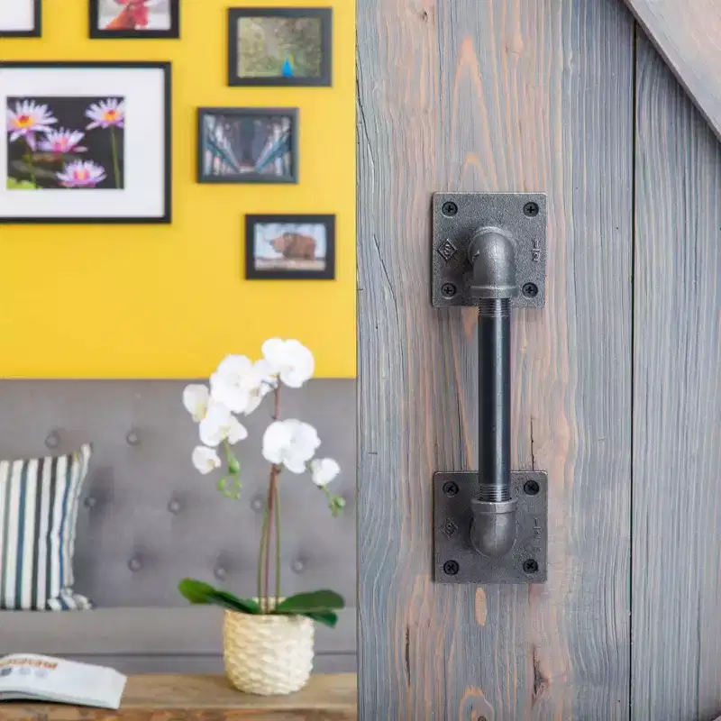 Pipe Decor 3/4 in. Square Barn Door Handle - 11 in. L