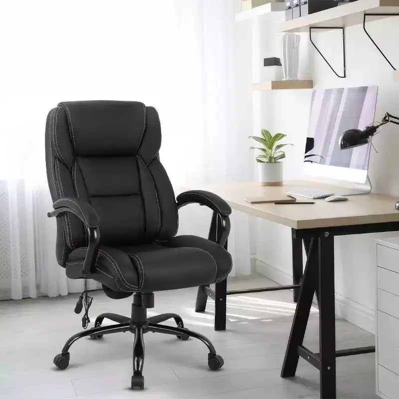 BestMassage Big and Tall Office Chair 500lbs Executive Chair Computer Chair with Lumbar Support