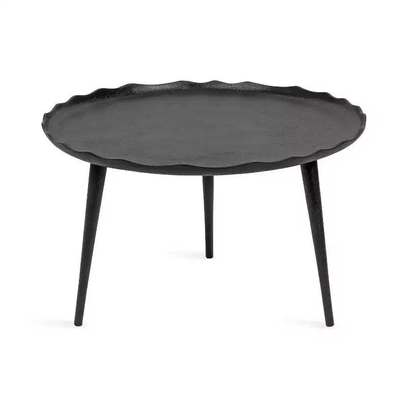 Round Coffee Table, Bronze Aluminum