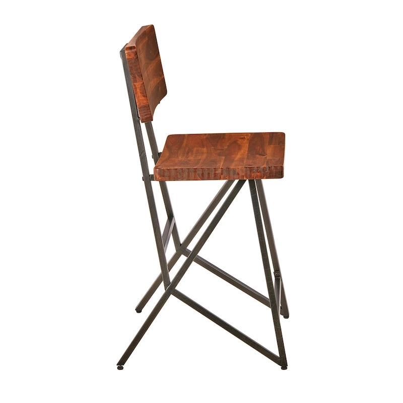 Reclaimed Wood Counter Stool