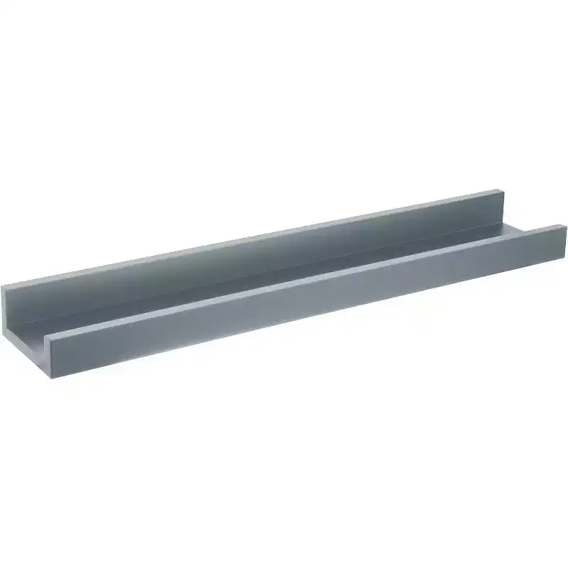 Kiera Grace 23"x4" Drea Wall Shelf Cloud Gray: MDF Floating Display, Includes Mounting Hardware