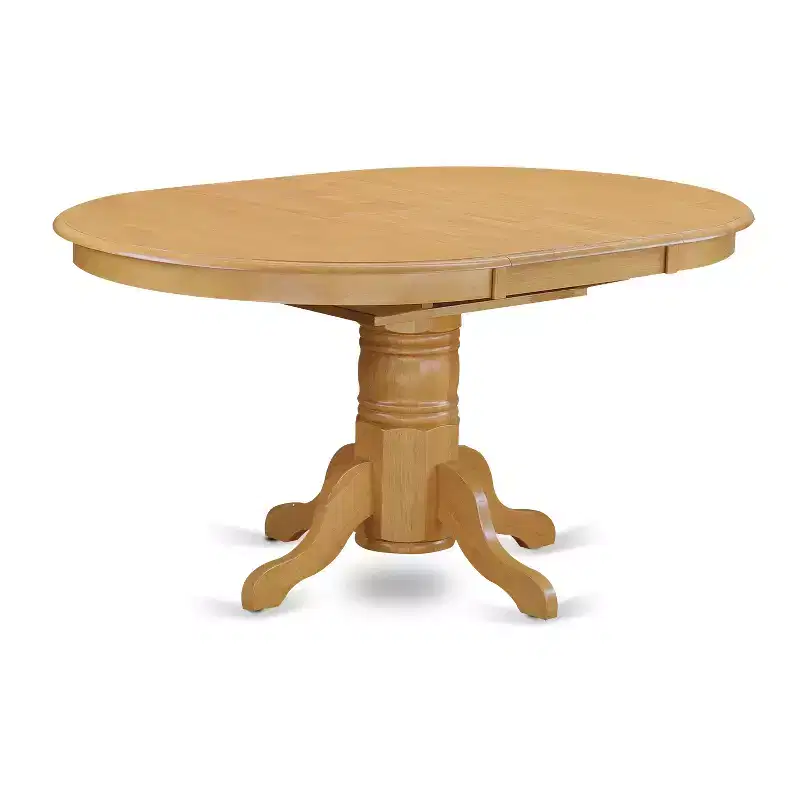 HomeStock Belmont 5 Pc Dining set with a Kitchen Table and 4 Wood Seat Kitchen Chairs in Oak