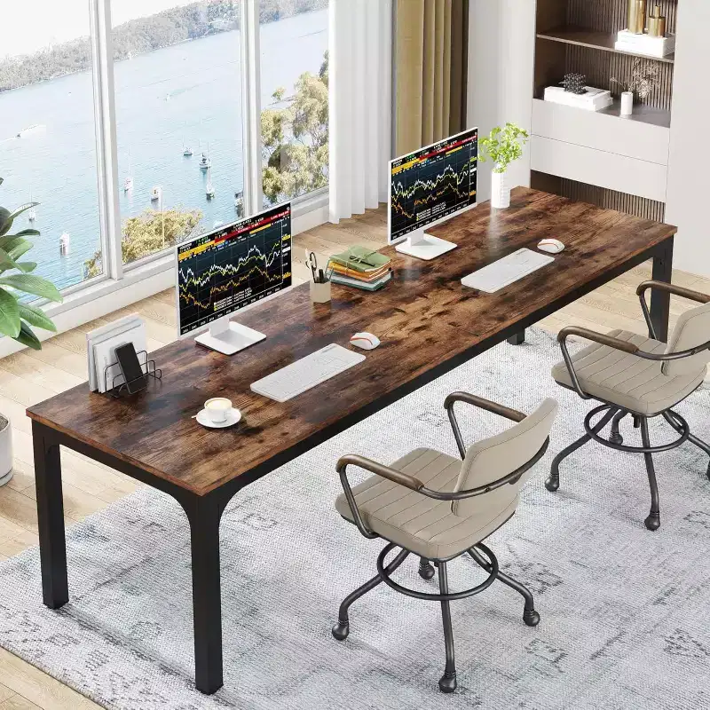 Lantine 78.7 Inches Extra Long Computer Desk