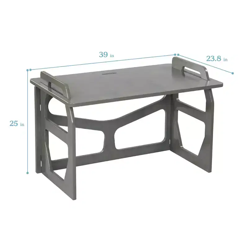 ECR4Kids Wooden StudyStation Student Writing Desk, Montessori Furniture