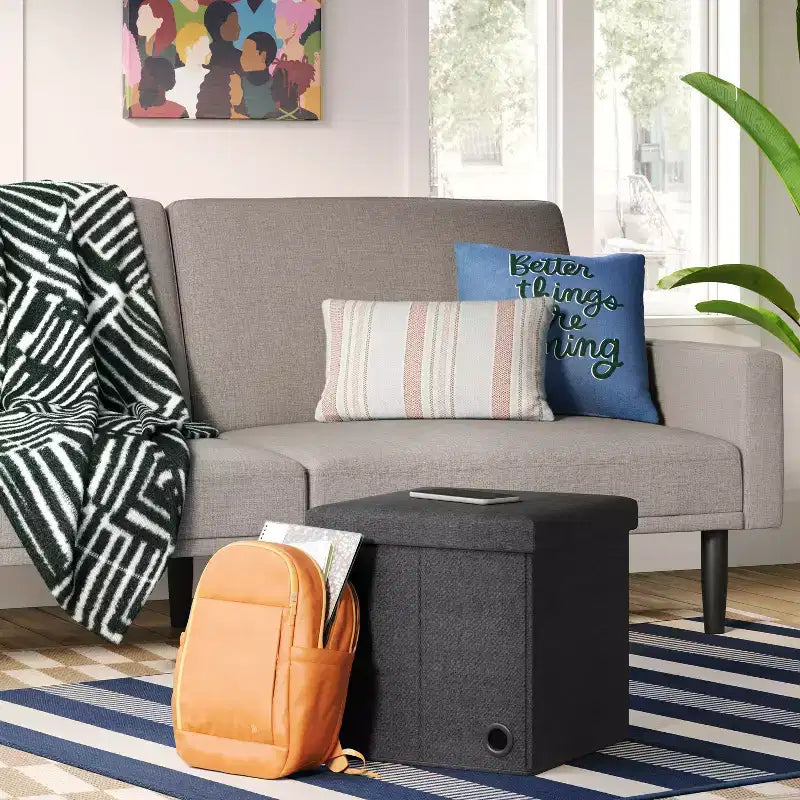 Collapsible double storage Ottoman - Room Essentials™