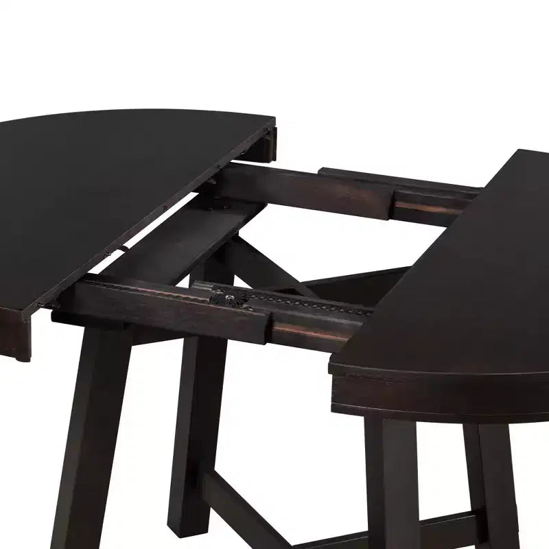Farmhouse Dining Table with 4-Leg X-Shaped Base and 16