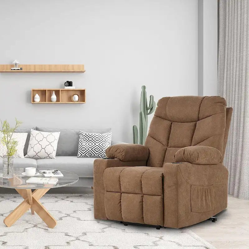 Moasis Fabric Power Lift Recliner Chair for Elderly