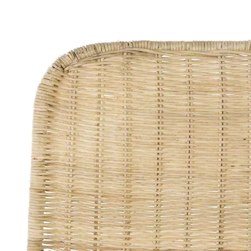 Weaved Rattan Counter Stool Set of 2