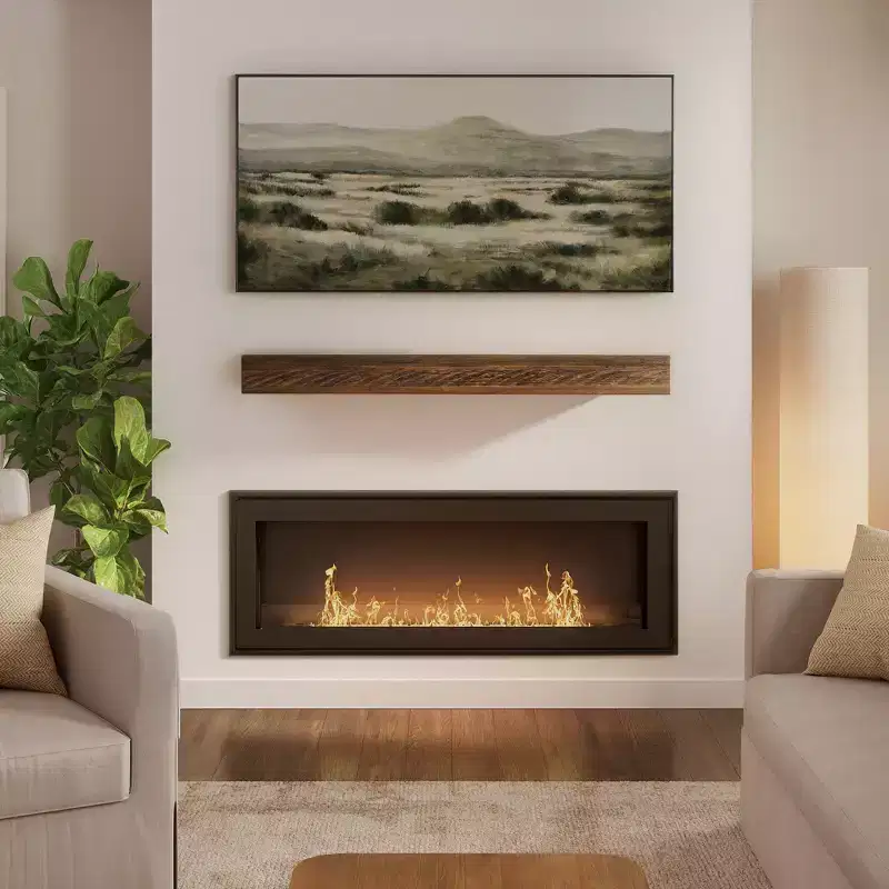 Rustic Floating Shelf/Fire Beam (60in / 1524mm)