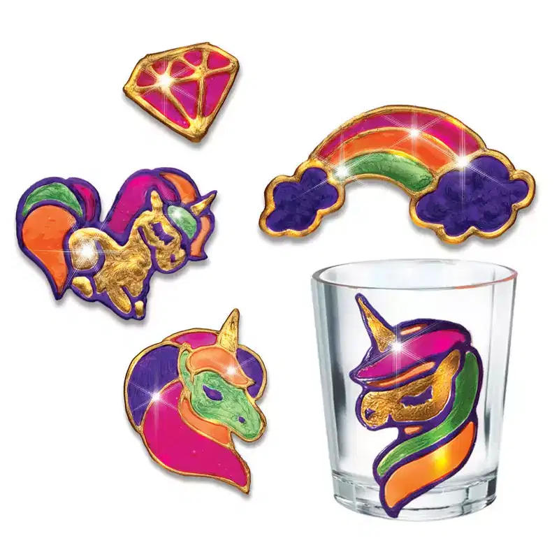 Small World Toys Peel and Place Unicorn Gel Stickers Kit