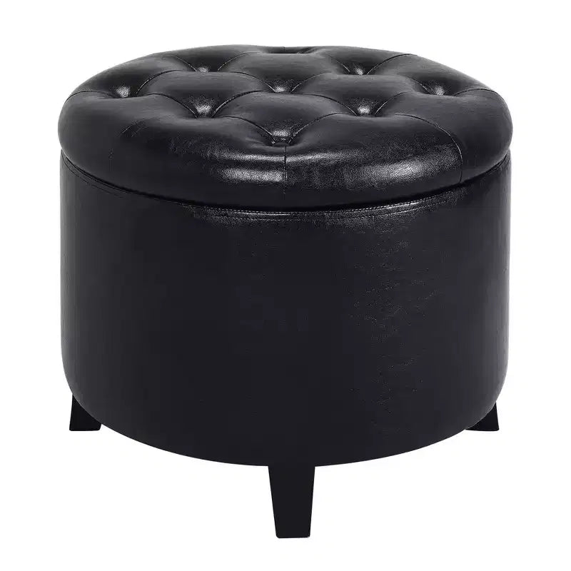 Breighton Home Designs4Comfort Round Storage Ottoman