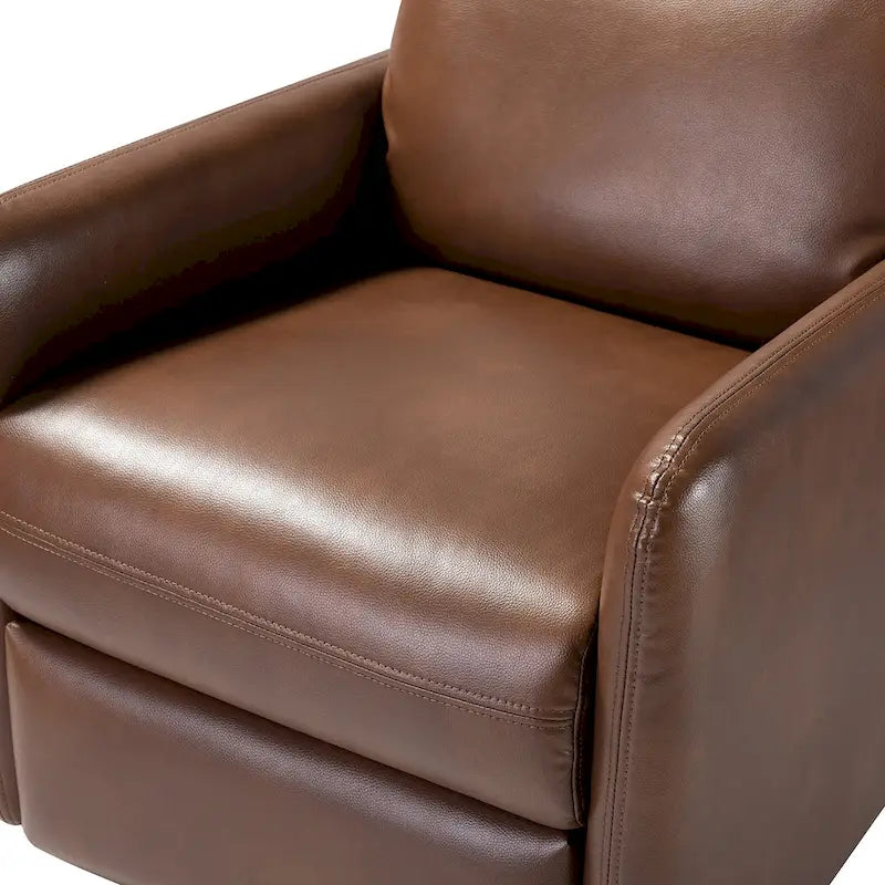 Manual Swivel Recliner with Metal Base