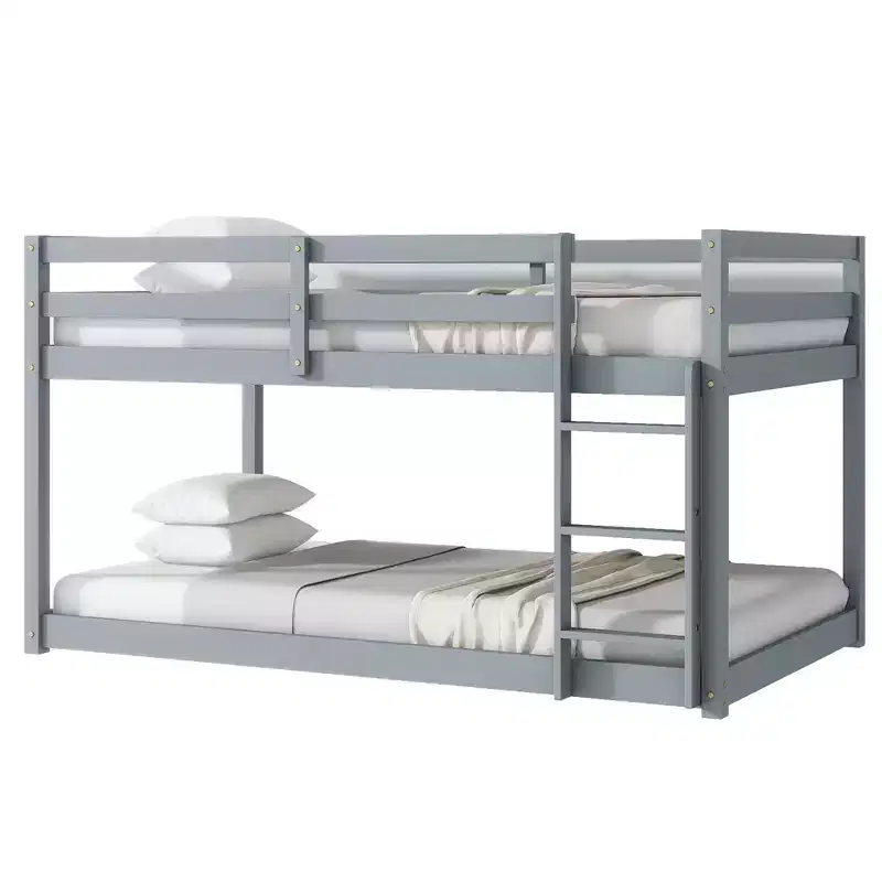 Twin Bed Frame Upholstered Faux Leather No Box Spring Needed Lumbar Support