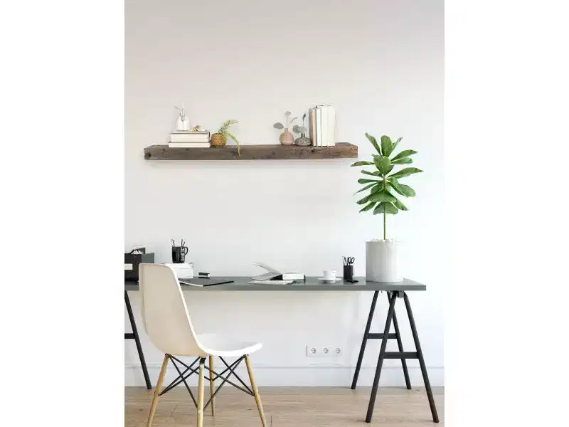 Storied Home Reclaimed Wood Floating Wall Shelf