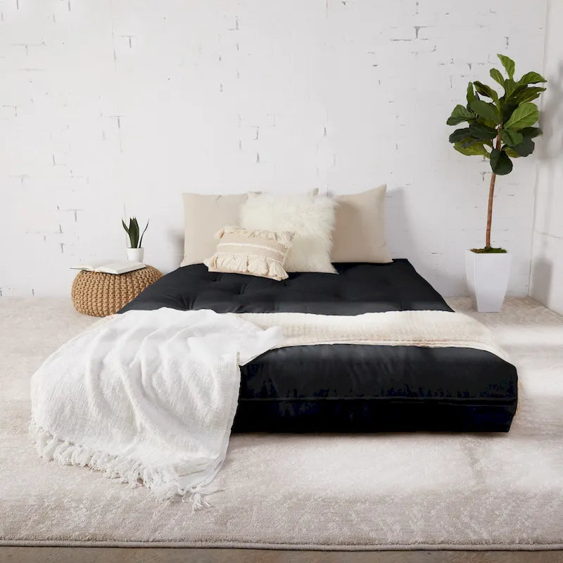 Multi-Color Full Size 8 Japanese Floor Futon Mattress – 1-2 Person