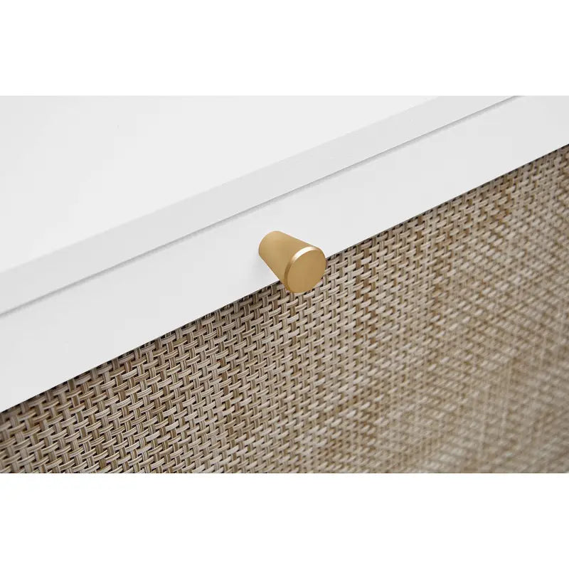 Rattan 3-Door Shoe Rack