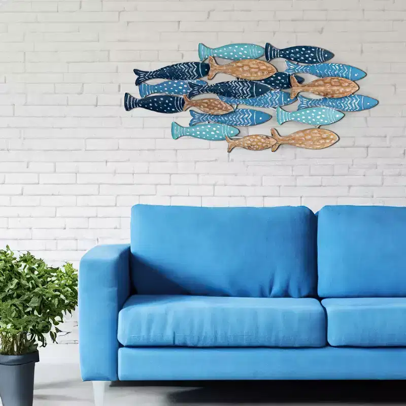Storied Home School of Fish Wall Decor