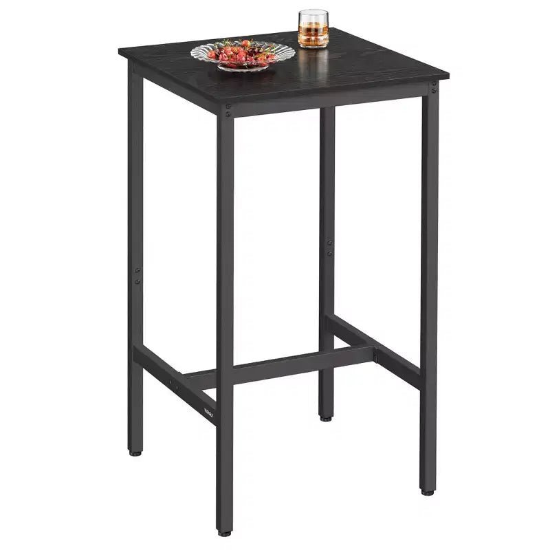 Small High Top Bar Table with Metal Frame �C Seats 2