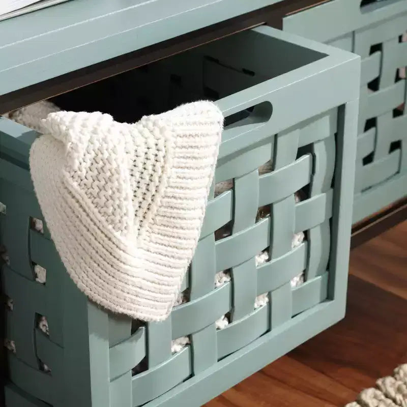 Isaac Wooden Storage Bench - AMH6530 - Safavieh Couture