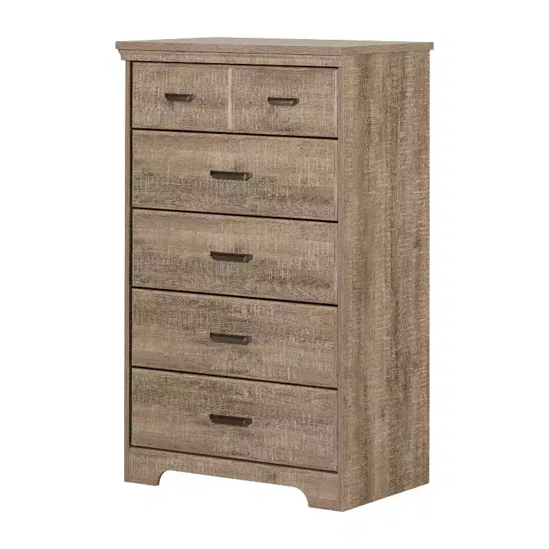 HomeStock 5-Drawer Chest Dresser Versa
