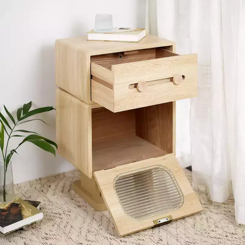 Christopher Knight Home Amata Robot-Inspired Side Table with Rotating Top