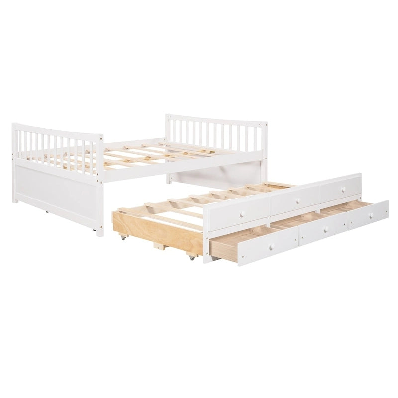 Daybed with Trundle and Drawers