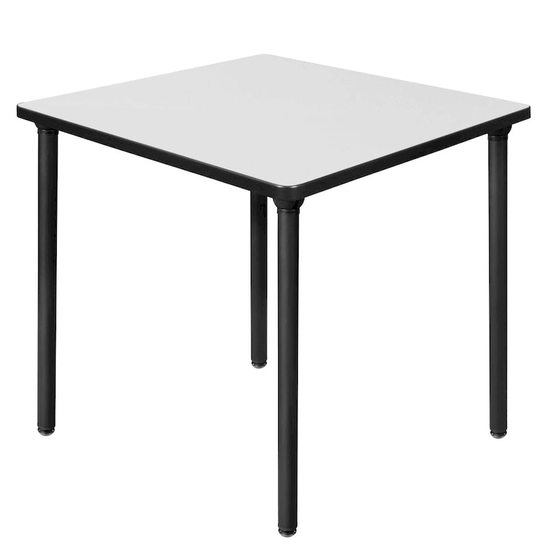 30 Square Folding Breakroom Table with Collapsible Steel Legs