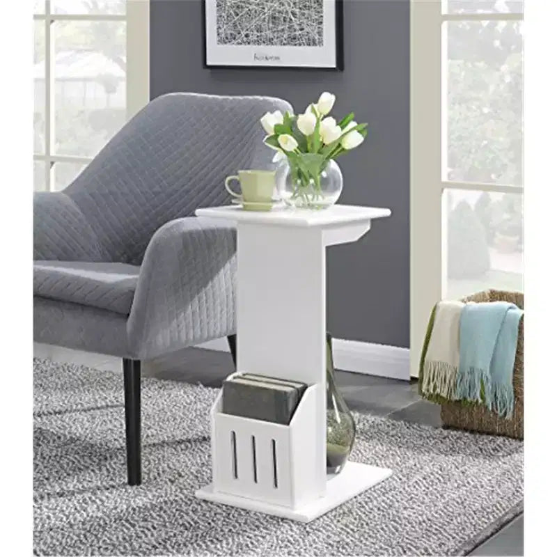 Versatile End Tables with Space Saving Design for Living Room, Bedroom or Office