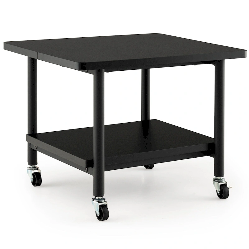 Gymax Printer Stand w/ Storage Under Desk Printer Table w/ 4 Wheels - See Details