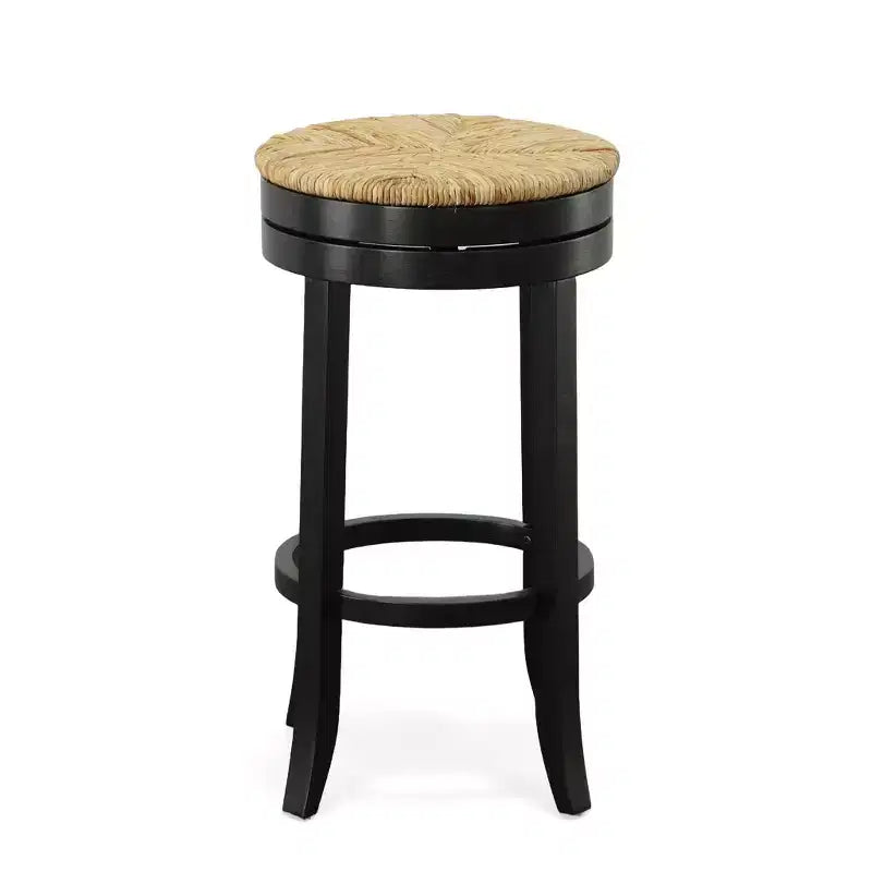 Carolina Living 30 Leif Swivel Rush Seat Barstool Antique