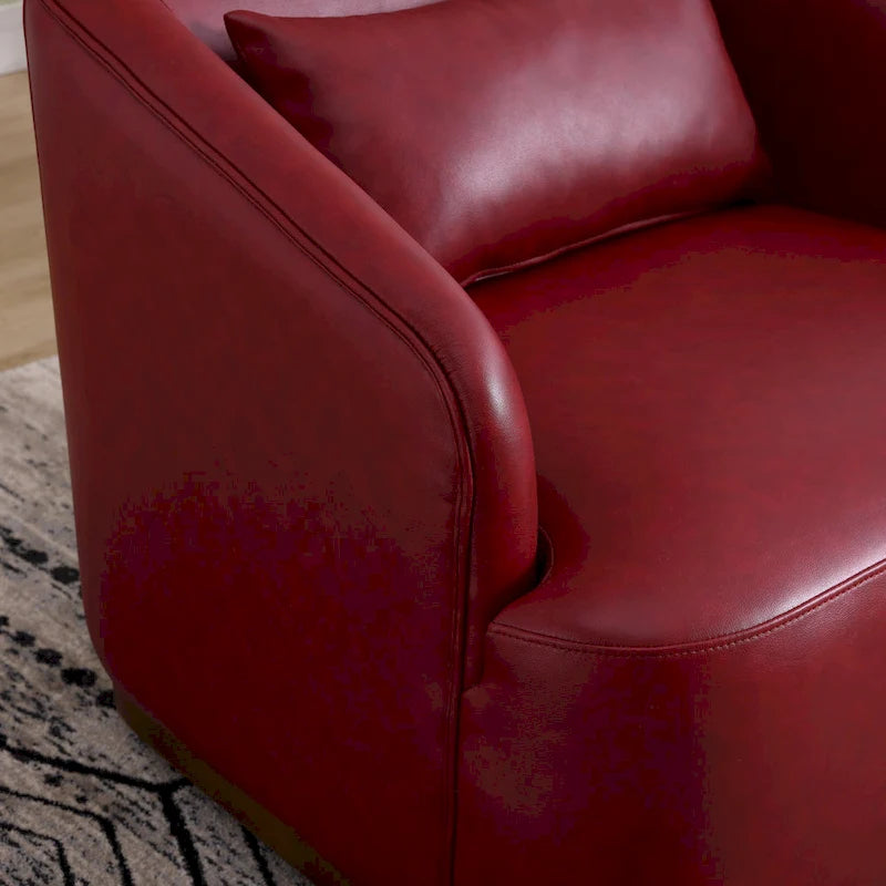 360-Degree Swivel Barrel Accent Chair
