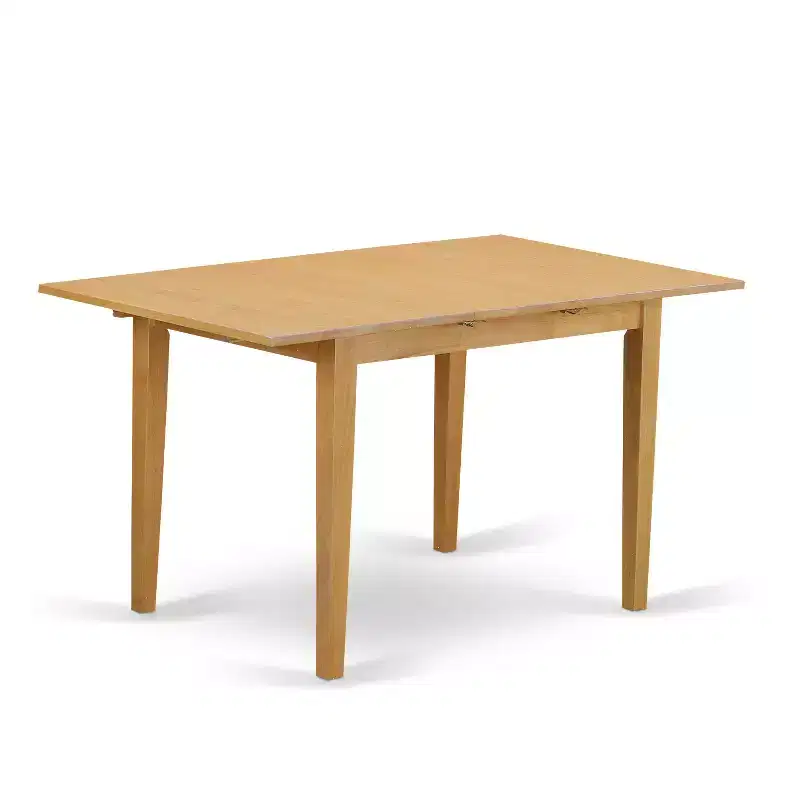 HomeStock Belmont Kitchen Dinette Set - Dinette Table And Dining Chairs, Oak