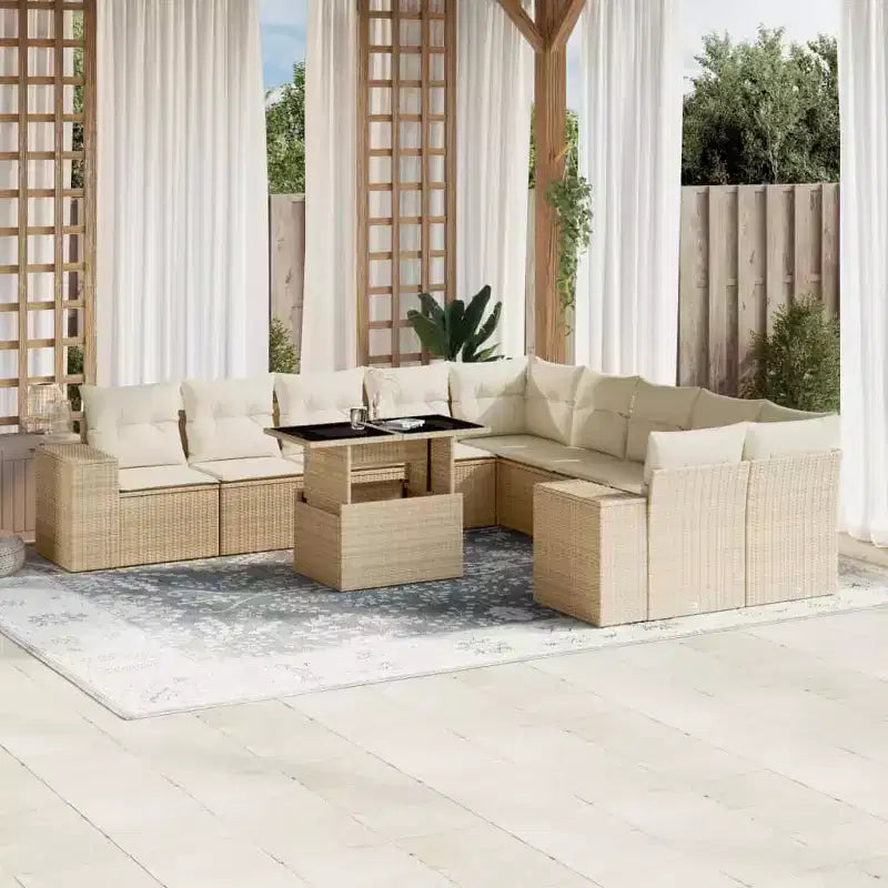vidaXL Outdoor Sofa Set - Comfy & Stylish Design