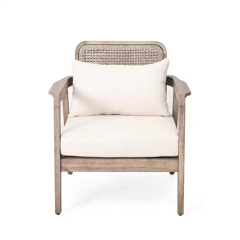 Christopher Knight Home Ursa Outdoor Patio Club Chair Acacia Wood