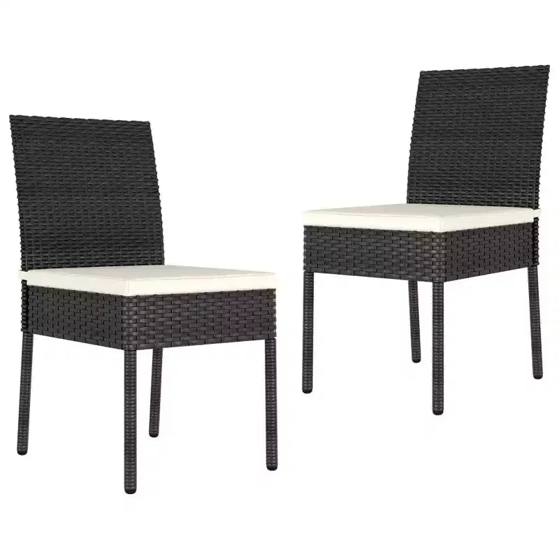 vidaXL Door Screen Set of 2 Poly Rattan Standard Durable