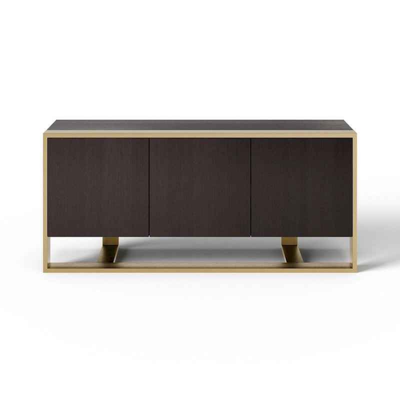Wenge and Brass Buffet
