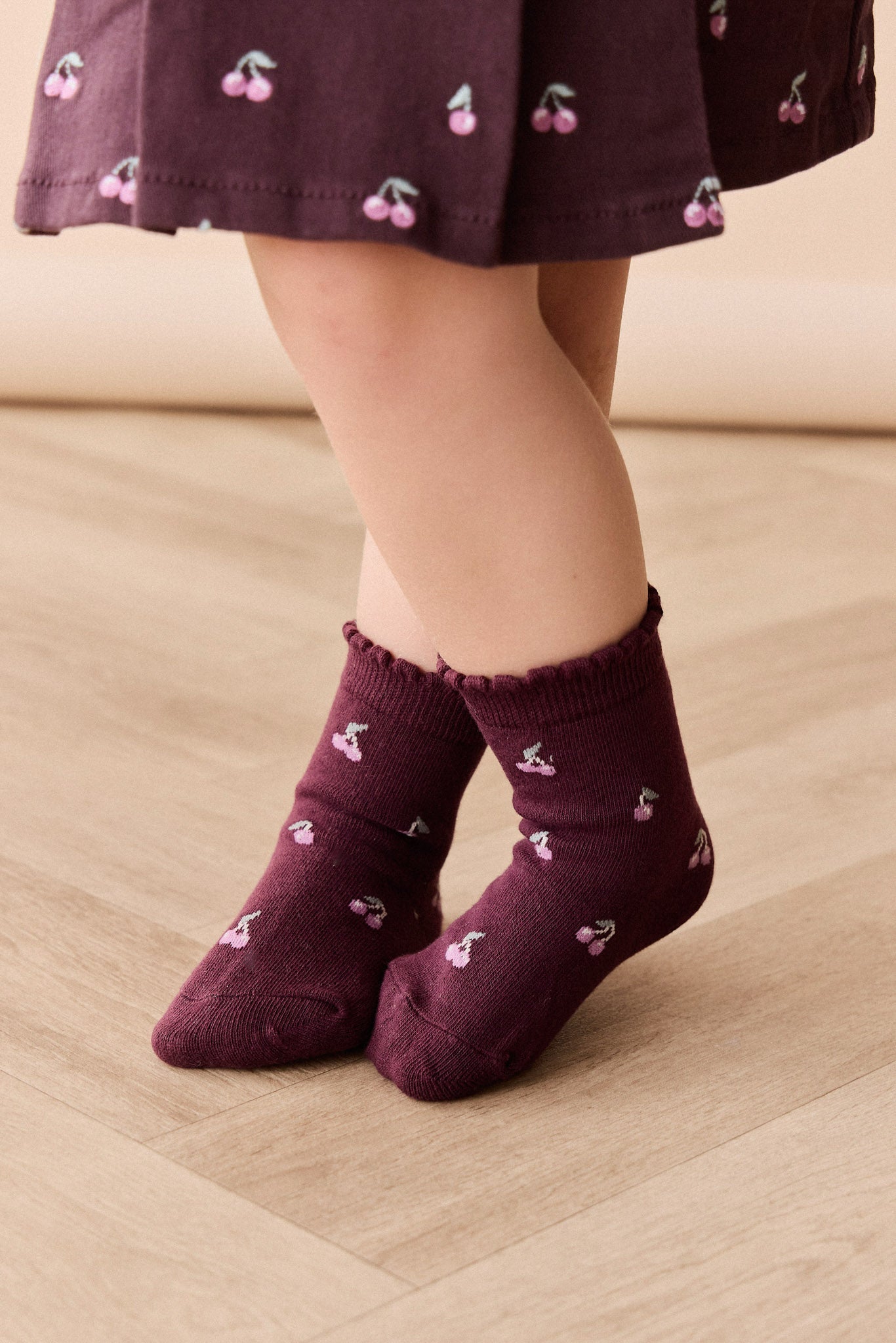 Solid Cotton-Polyester-Elastane Sock with Soft Breathable Blend for Baby & Kids Daily Wear (Newborn�C10Y)