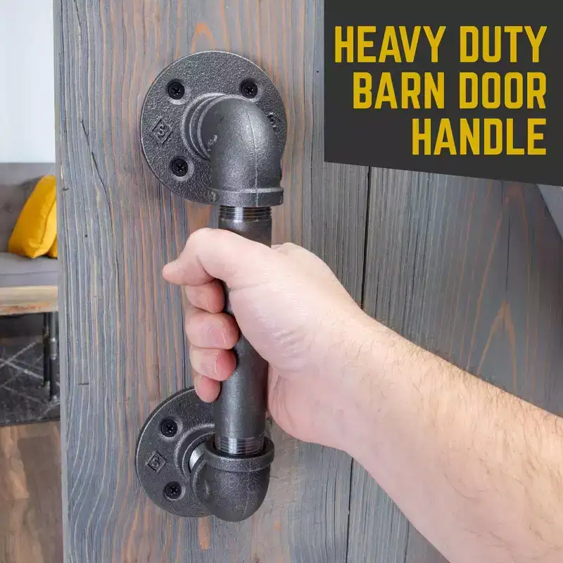 Pipe Decor 3/4 in. Classic Barn Door Handle - 11 in. L