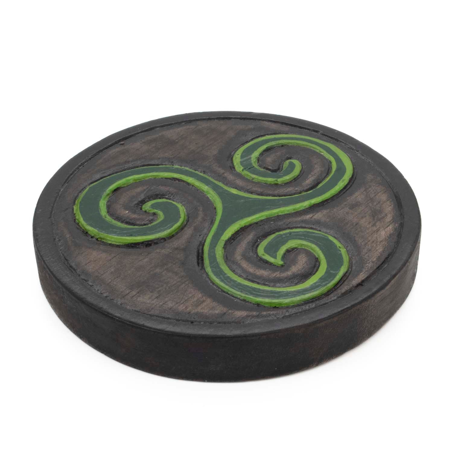 Triskelion Wood Plaque, Mini