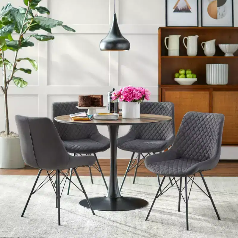 Kavitt Round Dining Table - Angelo:Home