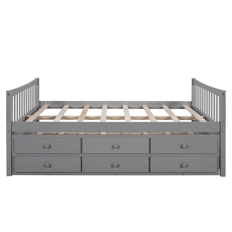 Daybed with Trundle and Drawers