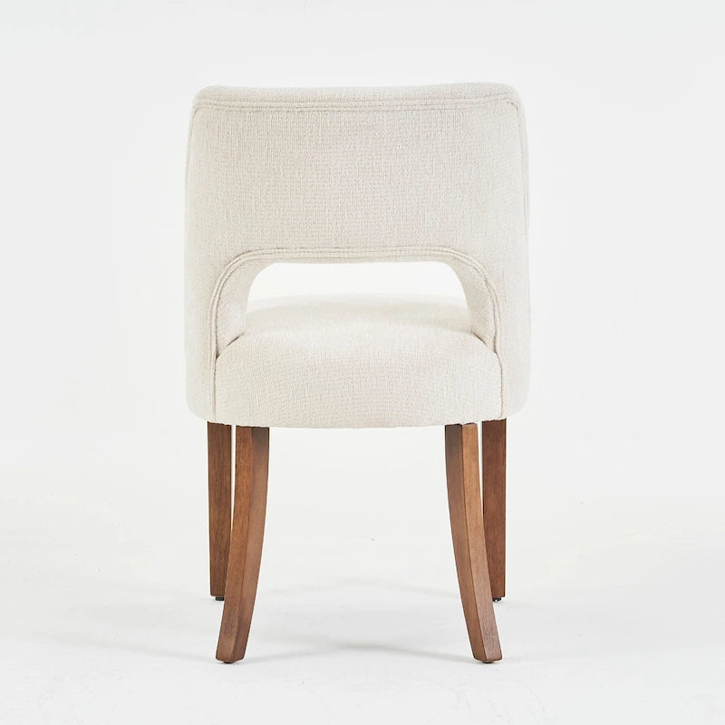 Set of 4 Fabric-upholstered Dining Chairs