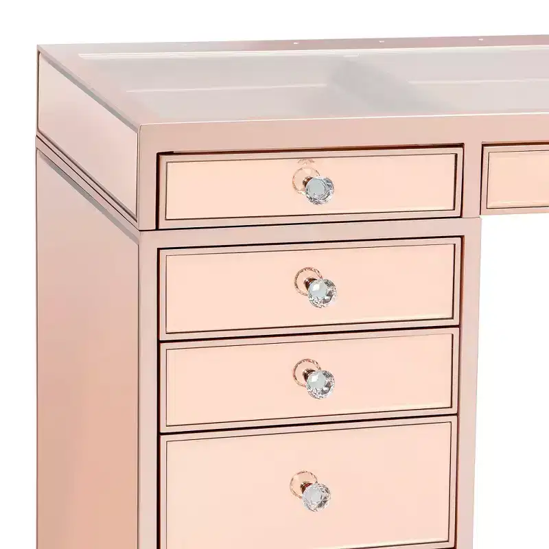 Table de coiffeuse haut de gamme Impressions Vanity SlayStation Plus avec miroir