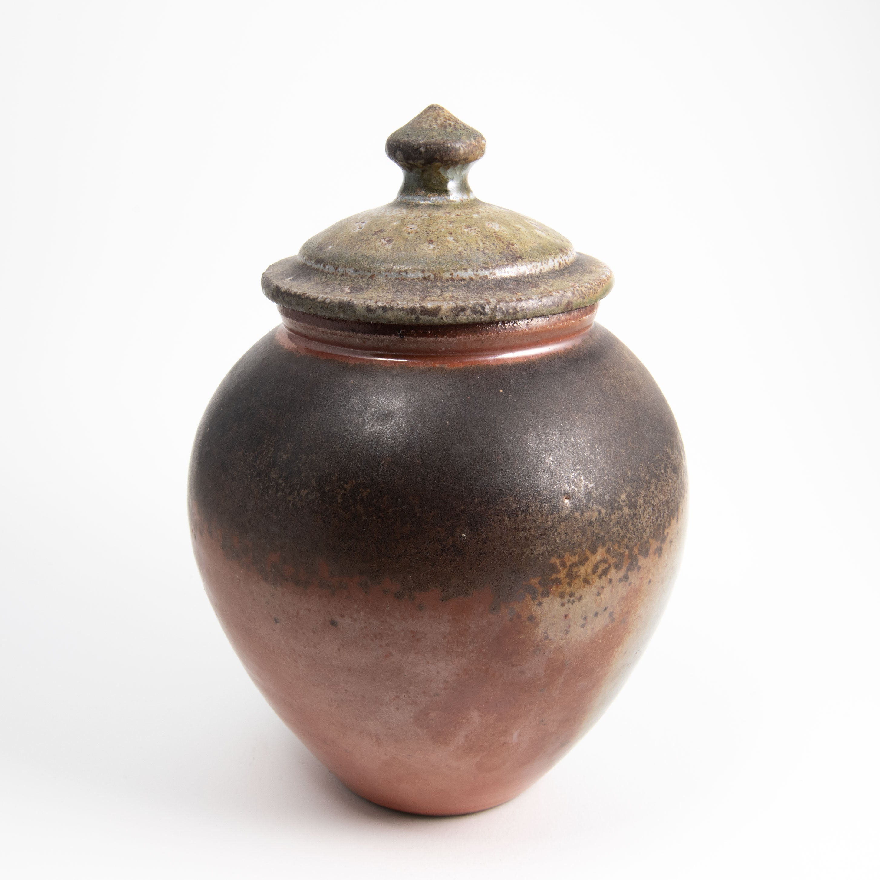 Red Shino Ash Store Jar