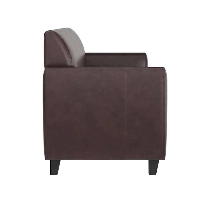 Clean Line Stitched Sofa with Flared Arms - 70W x 29D x 32.25H