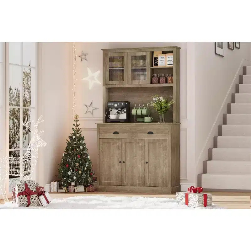 5-Door Kitchen Pantry Cabinet, 71