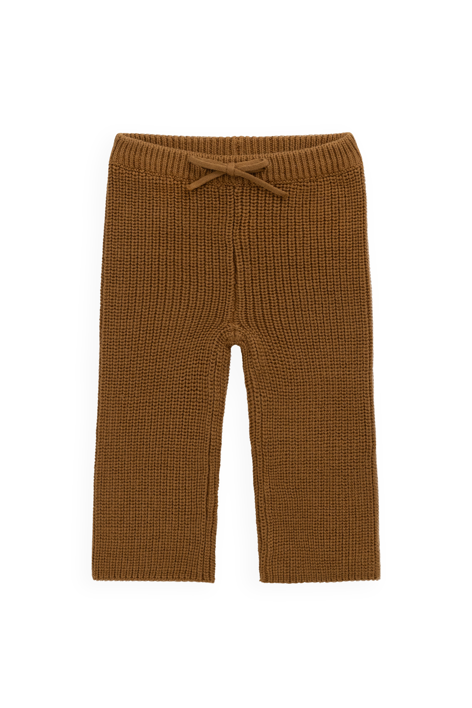 Solid Cotton Knit Pant with Elasticated Tie Waist for Baby & Toddler Cozy Everyday (0�C6Y)