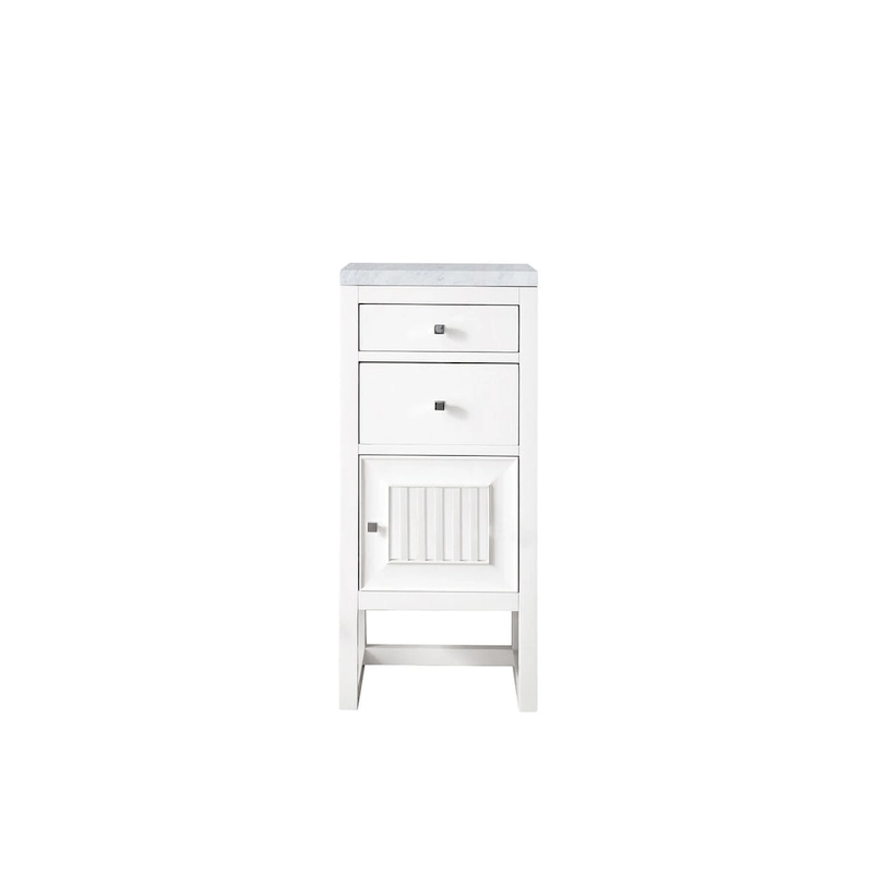 James Martin Vanities Athens 15 Cabinet w/ Drawers and Door, Glossy White