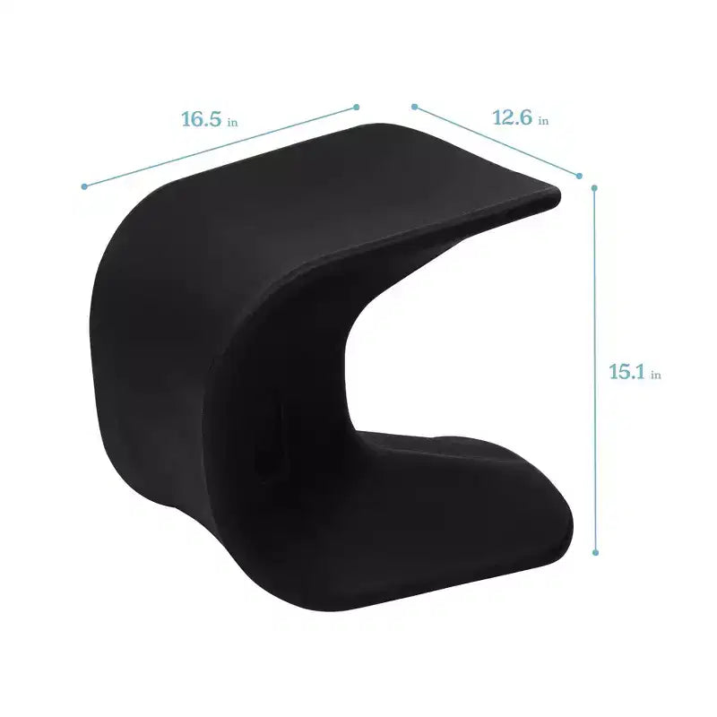 ECR4Kids Wave Seat Perch Stool, 14in - 15.1in Seat Height, Flexible Seating, 2-Pack